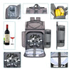 Picnic Set Backpack with Insulated Cooler for Two