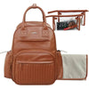 Alces alces Wickeltasche Rucksack Braun