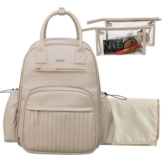 Alces alces Diaper Bag Backpack Cream White