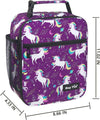 Bunnybento Insulated Lunch Box Purple Unicorn