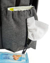 Quokka Baby Wickeltasche Rucksack Grau