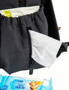 Quokka Baby Wickeltasche Rucksack Schwarz