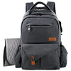 Quokka Baby Wickeltasche Rucksack Schwarz