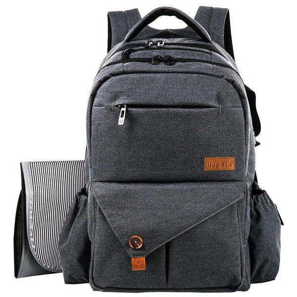 Quokka Baby Wickeltasche Rucksack Schwarz