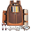 Hap Tim Eichhörnchen Picknick-Rucksack für 4 Personen Kaffee