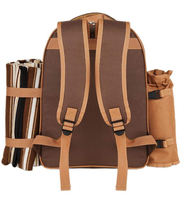 Hap Tim Eichhörnchen Picknick-Rucksack für 4 Personen Kaffee