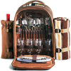 Hap Tim Eichhörnchen Picknick-Rucksack für 4 Personen Kaffee