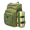 Picnic Basket Backpack with Insulated Cooler for Four