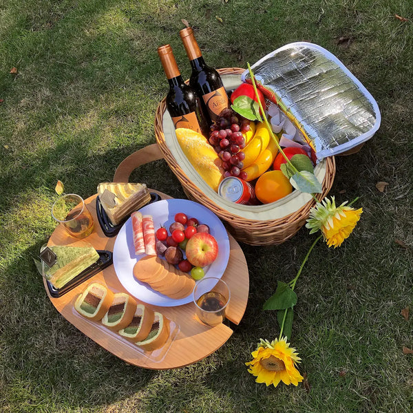 old picnic baskets