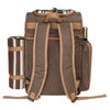 Picnic Set Backpack with Insulated Cooler for 2 Person Vintage Brown