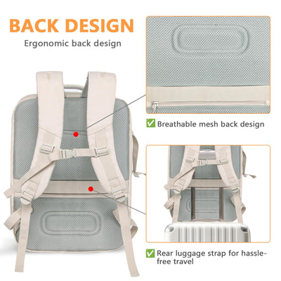 Carry On Travel Backpack Airline Approved