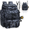Hap Tim 42L Fishing Tackle Backpack Dual Rod Holders