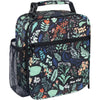 Bunnybento Insulated Lunch Box Black Floral