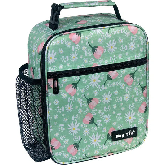 Bunnybento Insulated Lunch Box Green Floral