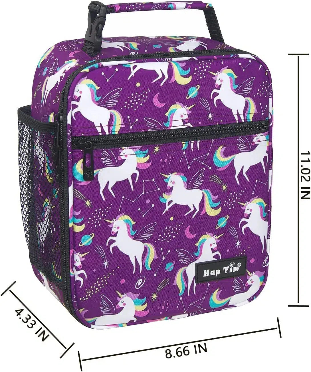 Bunnybento Insulated Lunch Box Purple Unicorn