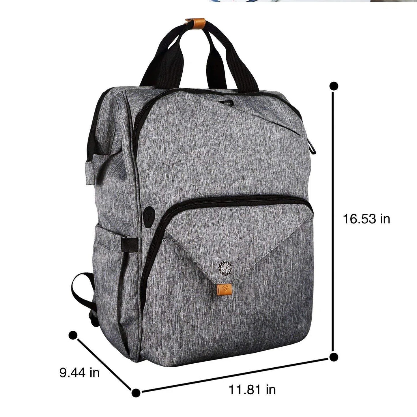 Hap Tim Laptop Backpack 15.6/14/13.3 Inch Laptop Bag Travel Backpack (7651US-G)