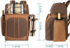 Hap Tim Picnic Basket Backpack for 2 Person Vintage Brown