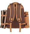 Hap Tim Squirrel Picnic Backpack for 4 Person Coffee
