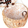 Heart Wicker Picnic Basket Set