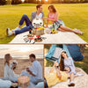 Hap Tim 2 Person Heart Wicker Picnic Basket Set