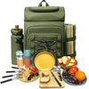 picnic backpack with insulated cooler