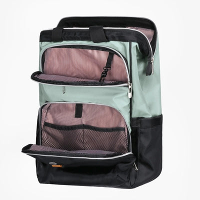 Meerkat Laptop Bag & Travel Backpack Green Black (4)