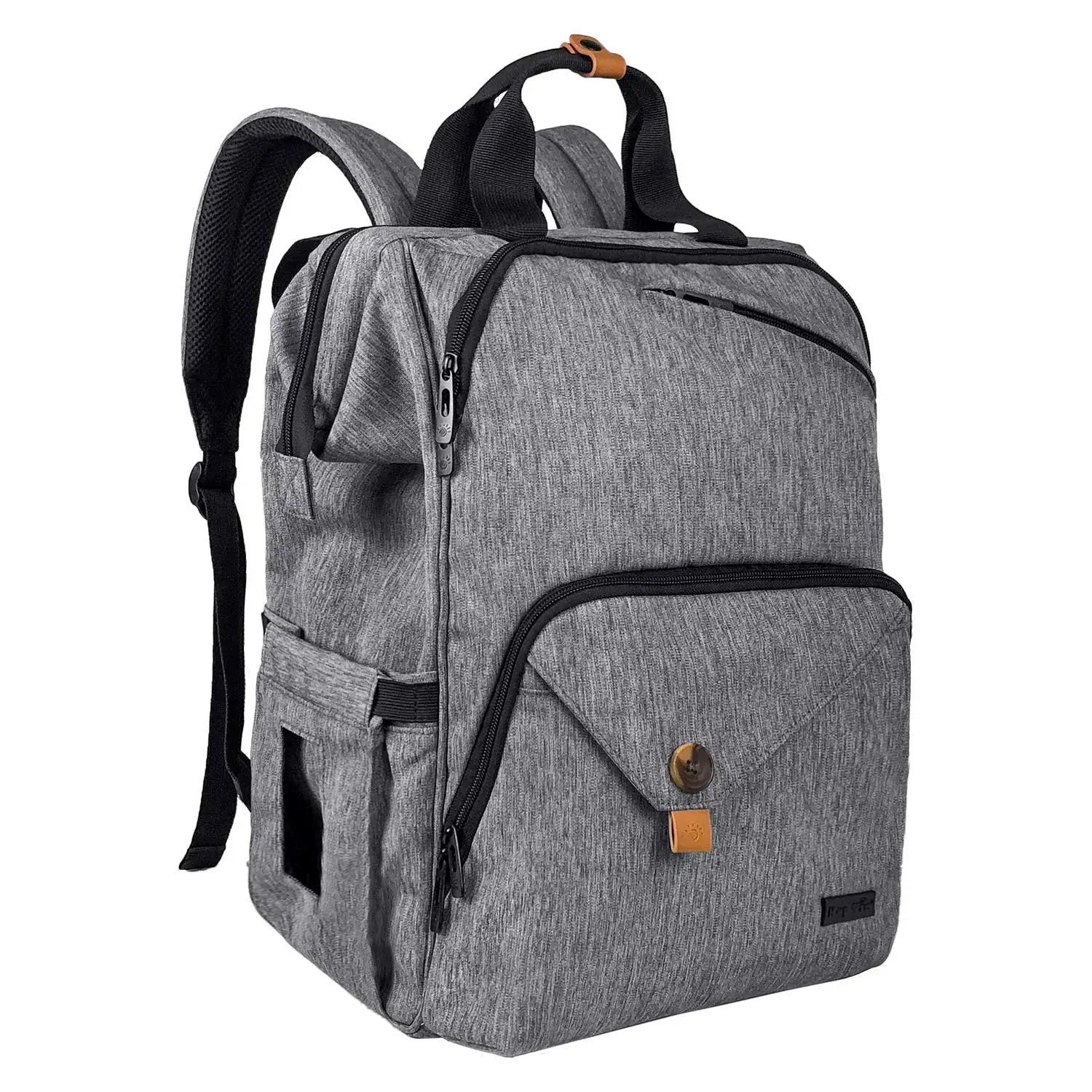 thumbnail image 2 of Hap Tim Baby Diaper Bag Backpack - 25L Large Capacity, Waterproof, Insulated Pockets, Stroller Straps (CA7340-GB) 2 of 10