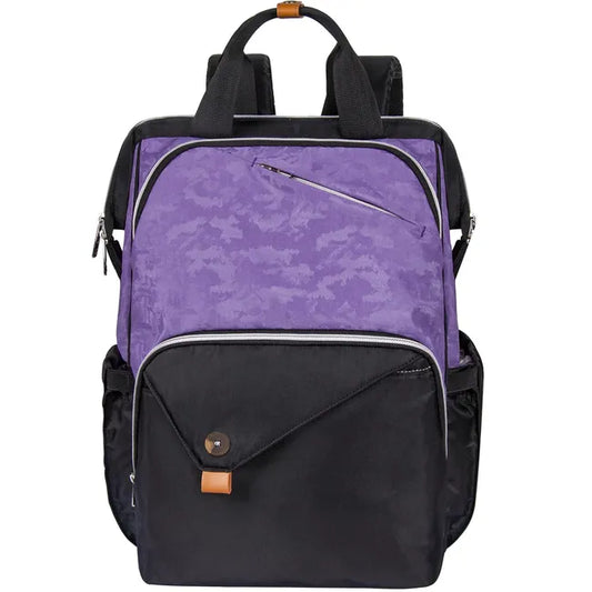 Pandapouch Diaper Bag Backpack Purple