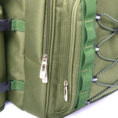 Hap Tim Picknickkorb-Rucksack für 4 Personen Grün 