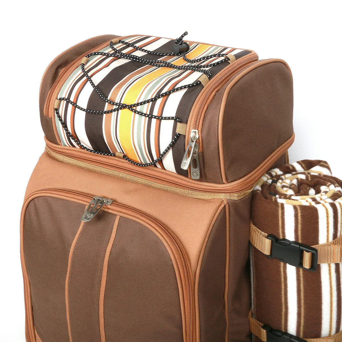 Picnic Set Backpack with Insulated Cooler for Four – Hap Tim display picture 3