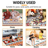 Hap Tim Extra Large Picnic Outdoor Blanket, 80''x80'' Waterproof Foldable Blankets