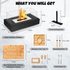 Tabletop Fire Pit - Smores Maker Kit Indoor & Outdoor with Charcuterie Boards